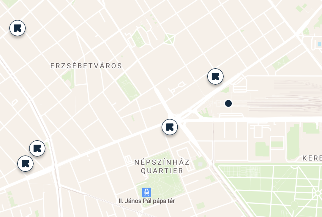 Keleti pályaudvar luggage storage map